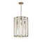 Maxim Lighting Miramar 3-Light Foyer Pendant, Capiz/Natural Aged Brass 12802CZNAB - alternate 1